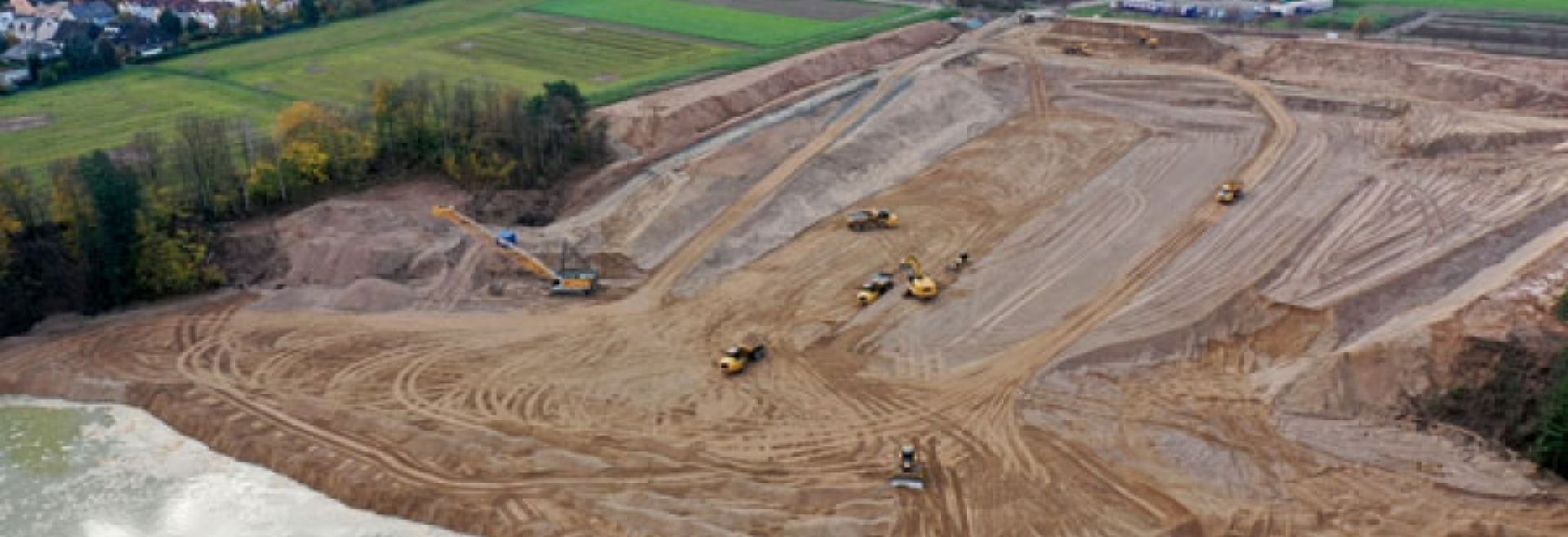 Planmäßige Teilverlegung des Galgenbergsees